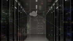 Server drive bays and hard drives represent data center storage infrastructure and growing investment in IT hardware. (Image by Bethany Drouin from Pixabay)