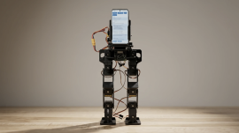 Al-generated image based on the real PhoneBot (Ruochen Hou et al. / RoMeLa, UCLA / New Atlas) Al-generated image based on the real PhoneBot (Ruochen Hou et al. / RoMeLa, UCLA / New Atlas)