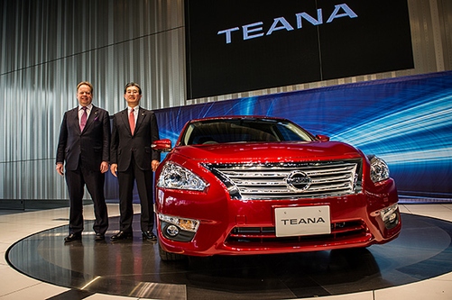 日産、新型「ティアナ」発表披露会