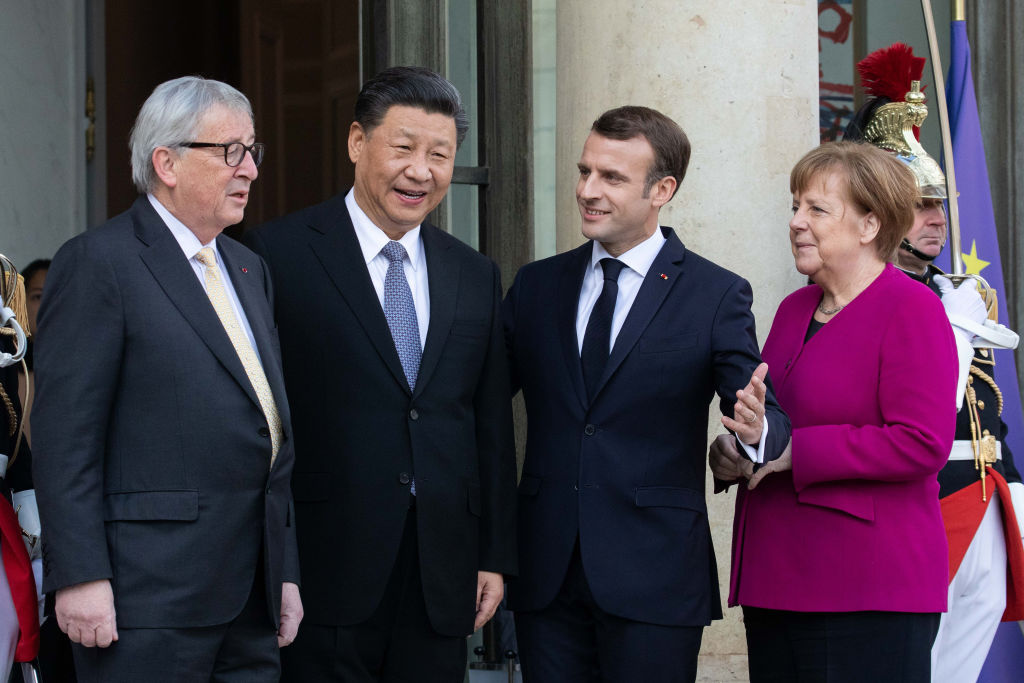 仏独EU首脳、中国・習主席と会談