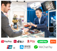 店舗向け決済サービスにおいて新たに「d払い」「楽天ペイ（アプリ決済）」「LINE Pay」「Origami Pay」に対応