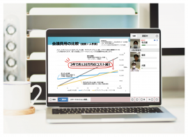 「スマートセッション」のテレビ会議機能 イメージ 「スマートセッション」のテレビ会議機能 イメージ