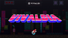 ウェブブラウザにドット絵キャラの80年代アーケード風ゲームを搭載！横スクロールアクションシューティング「Vivaldia」をリリース