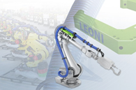 イリス、ドイツLEONI社とロボット関連製品の販売で業務提携　機外配線保護ユニット・ツール座標TCP測定用センサを日本国内で販売開始