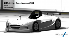 ZENKAIRACINGからVITA-01を再現するオリジナルMOD『ZITA-01 for Assettocorsa MOD Version1.0』が登場！