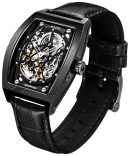 ZEROO M1D THE AURIGAダマスカス鋼ケースのトノー型メカニカルスケルトンウォッチ(3)