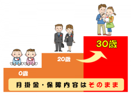 満期年齢引き上げイメージ(1) 満期年齢引き上げイメージ(1)