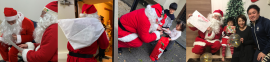 2019年の「サンタがお家にやってくる!?」の様子 2019年の「サンタがお家にやってくる!?」の様子