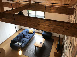 勾配天井付きの開放感あるリビング 勾配天井付きの開放感あるリビング