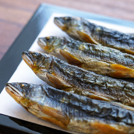 鮎の焼干し 鮎の焼干し