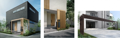 庭やファサードを立体的な空間として自由自在に“間取る”「プラスG」より玄関前に存在感を与える「アーチファンクション」「パネルファンクション」新発売