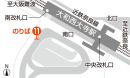 【新設】大和西大寺駅南口停留所地図