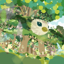 つなぐの森 ハリプー イメージイラスト つなぐの森 ハリプー イメージイラスト