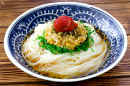 のり塩だし納豆の梅しそそうめん のり塩だし納豆の梅しそそうめん