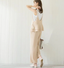 CICIBELLA/バックフリル サロペット CICIBELLA/バックフリル サロペット