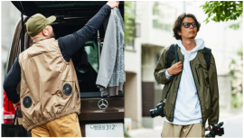 GO OUTな二人がストリートで空調服(R)