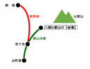 叡山電車路線図 叡山電車路線図