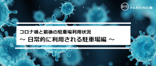 【軒先パーキング】コロナ禍と前後の駐車場利用状況