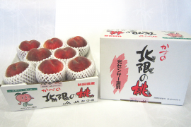 かづの北限の桃(川中島白桃)「秀」2.5kg(6~8玉) かづの北限の桃(川中島白桃)「秀」2.5kg(6~8玉)