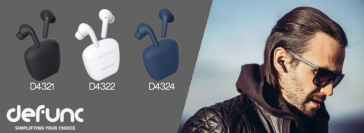 Defuncより新作の完全ワイヤレスイヤホンが登場！洗練された北欧デザインとワンクラス上の音質を兼ね揃えた『TRUE AUDIO』　9月9日(金)より日本国内で発売開始