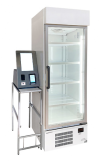 自動精算機・自動販売機向けマルチ決済端末「salo-01」パナソニック製セルフレジ決済型冷凍・冷蔵スマートショーケース(仮称)に採用