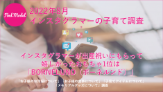 【インスタグラマーの子育て調査】　インスタグラマーが出産祝いにもらって嬉しかったおもちゃ1位は「BORNELUND(ボーネルンド)」