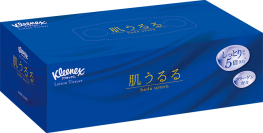 天然由来の植物性保湿成分に新たにコラーゲンを配合　『クリネックス 肌うるる』リニューアル　パッケージは、ロイヤルブルーのカラーで統一