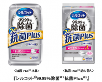 拭くだけで24時間菌の増殖を抑制できる『シルコット(R)99.99％除菌※1抗菌Plus※2』 新発売