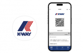 図1 『K-WAY公式メンバーシップ』アイコンとトップ画面 図1 『K-WAY公式メンバーシップ』アイコンとトップ画面