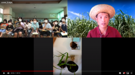 小学校向けの体験案内の様子