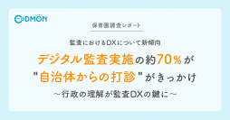 【保育園調査レポート】 監査におけるDXについて新傾向 「デジタル監査実施の約70％が 