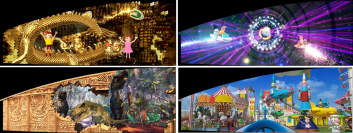 都心の六本木を彩るプロジェクションマッピング
「FANTASY TRIPS」 期間限定上映
光と音楽が融合したイルミネーションショーも！