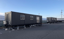 ランドピアの「車検対応型トレーラーハウスSP-120」　阪神ロジテム株式会社 岡山営業所に初導入