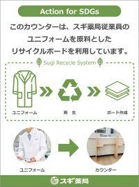 スギ薬局が、繊維マテリアルリサイクル事業に参加