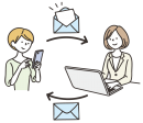 メール配信イメージ メール配信イメージ