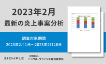 2月の炎上分析データ公開！炎上件数、178件、1月から39件増加 (調査対象期間：2023年2月1日～2023年2月28日)