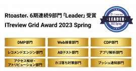 ITreview Grid Award6期連続受賞