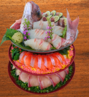 「くるくる大渦1周年絶景丼」 「くるくる大渦1周年絶景丼」