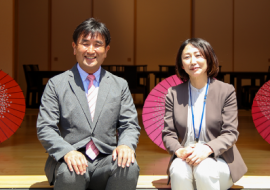 一般財団法人八王子市まちづくり公社 事業課 主査 橋本 茂氏（左）と、同課主任 櫻井佳南子氏