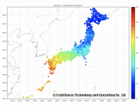 ライトハウス、「可降水量データ配信サービス」の提供を開始　降水量の予報精度向上に不可欠な高精度かつ多点データを配信