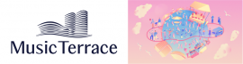 ミュージックテラス ロゴ・キービジュアル ミュージックテラス ロゴ・キービジュアル