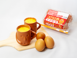 コク3.5倍のたまご「ヨード卵・光」の贅沢とろ生プリン1