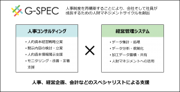 人事改革総合ソリューション「G-SPEC」で支える 人的資本経営支援サービスの提供を開始