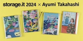 あふれる色彩でボーダレスなアートを描く「Ayumi Takahashi」とコラボレーション！ 「ストレージイット ダイアリー」 2024年版 発売
