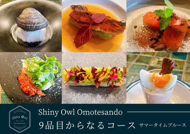 日本薬科大学監修、総カロリーが498kcal！Shiny Owl表参道店の9品目のコースで美味しくヘルシーに。