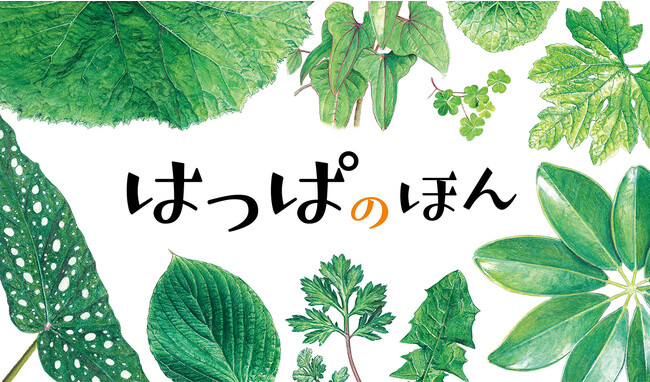 『知ってる葉っぱ、いくつあるかな？』130種以上の身近な植物の葉を美しいイラストで紹介する科学絵本【はっぱのほん】登場！
