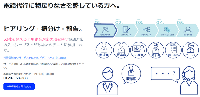 【代表電話BPOサービス】電話の内容に合わせて応対をカスタマイズできるサービスを提供開始