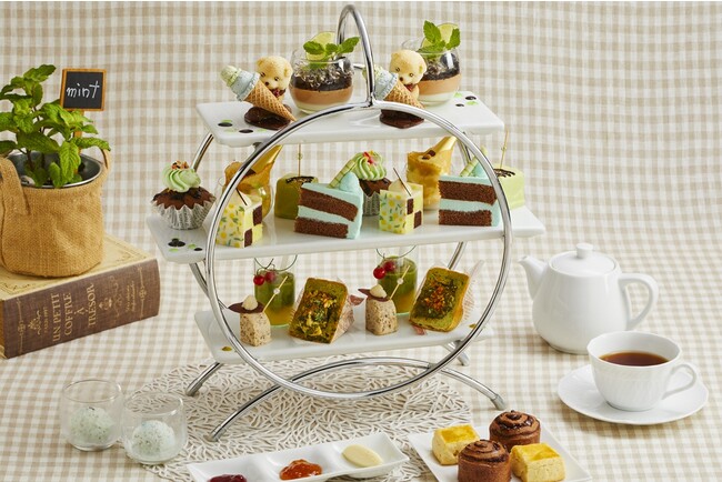 【ロイヤルパークホテル】チョコミン党必見！まだまだ続く猛暑に「チョコミントアフタヌーンティー」新登場。