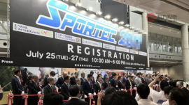 SPORTECに初出展