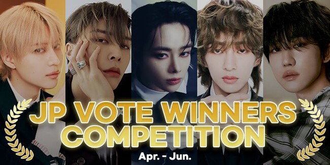 K-POPアイドル応援アプリ『IDOL CHAMP』「4月～6月日本決勝投票 」ファン投票イベント結果発表